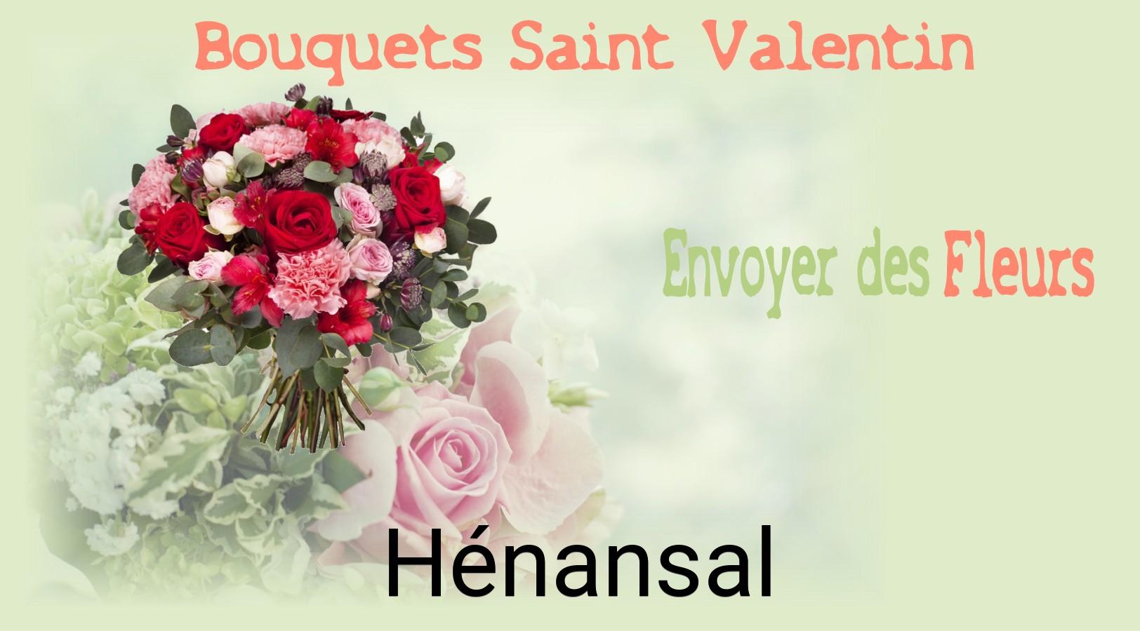 Roses de Saint-Valentin livrées à Hénansal